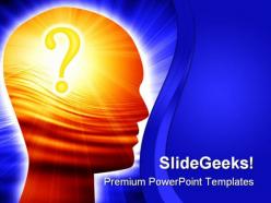 Confused brain business powerpoint templates and powerpoint backgrounds 0811