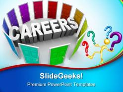 Confused to choose careers future powerpoint templates and powerpoint backgrounds 0311