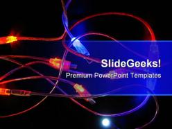 Connections technology powerpoint templates and powerpoint backgrounds 0511