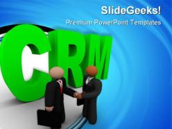 Crm business powerpoint templates and powerpoint backgrounds 0611