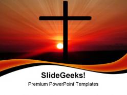 Cross religion powerpoint templates and powerpoint backgrounds 0111