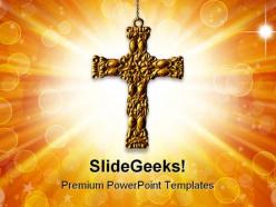 Cross religion powerpoint templates and powerpoint backgrounds 0611