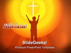 Cross religion powerpoint templates and powerpoint backgrounds 0811