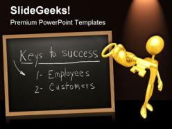 Customers Employees Business PowerPoint Templates And PowerPoint Backgrounds 0611