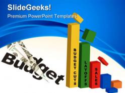 Cut budget expenses business powerpoint templates and powerpoint backgrounds 0711