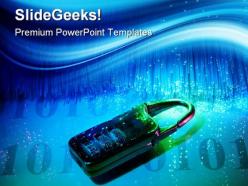 Data security internet powerpoint templates and powerpoint backgrounds 0511