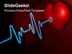 Deadline heartbeat medical powerpoint templates and powerpoint backgrounds 0511
