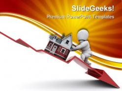 Declining Property Real Estate PowerPoint Templates And PowerPoint Backgrounds 0511