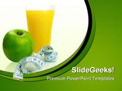 Dieting concept food powerpoint templates and powerpoint backgrounds 0211