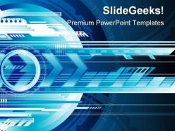Digital background technology powerpoint templates and powerpoint backgrounds 0611