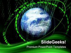 Digital global powerpoint templates and powerpoint backgrounds 0411