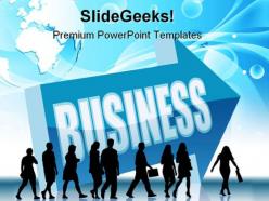 Direction business people powerpoint templates and powerpoint backgrounds 0611