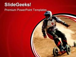 Dirt burner sports powerpoint templates and powerpoint backgrounds 0611