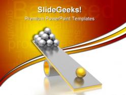 Disbalance business powerpoint templates and powerpoint backgrounds 0611