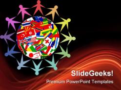 Diverse world global powerpoint templates and powerpoint backgrounds 0711