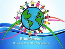 Diversity Kids Global PowerPoint Templates And PowerPoint Backgrounds 0611