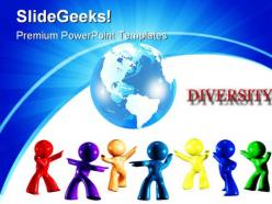 Diversity on earth global powerpoint templates and powerpoint backgrounds 0311