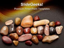 Diversity stones nature powerpoint templates and powerpoint backgrounds 0411