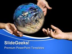 Divine offert globe powerpoint templates and powerpoint backgrounds 0611