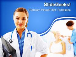 Doctor medical powerpoint templates and powerpoint backgrounds 0511