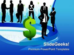 Dollar business powerpoint templates and powerpoint backgrounds 0611