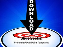 Download arrow target interent powerpoint templates and powerpoint backgrounds 0611