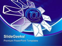 E mail and internet computer powerpoint templates and powerpoint backgrounds 0611