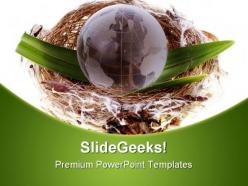 Earth globe business powerpoint templates and powerpoint backgrounds 0511