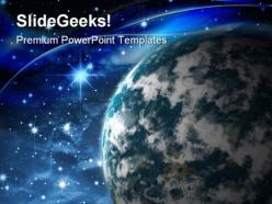 Earth planet globe powerpoint templates and powerpoint backgrounds 0611