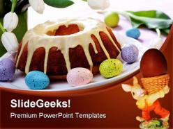 Easter cake food powerpoint templates and powerpoint backgrounds 0211