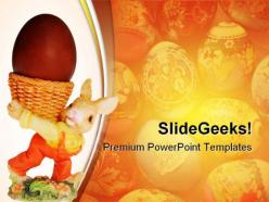 Easter egg festival powerpoint templates and powerpoint backgrounds 0611