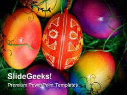Easter eggs nature powerpoint templates and powerpoint backgrounds 0211