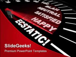 Ecstatic happy business powerpoint backgrounds and templates 1210
