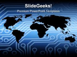 Electronic world technology powerpoint templates and powerpoint backgrounds 0611