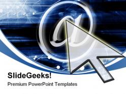 Email symbol internet powerpoint templates and powerpoint backgrounds 0611