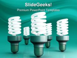 Energy saver light bulbs technology powerpoint templates and powerpoint backgrounds 0211