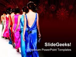 Fashion show events powerpoint templates and powerpoint backgrounds 0311