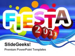 Fiesta live 2011 events powerpoint templates and powerpoint backgrounds 0411