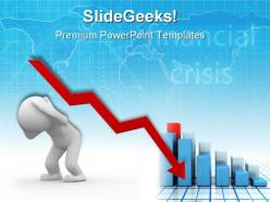 Financial crisis01 business powerpoint templates and powerpoint backgrounds 0811