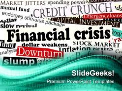 Financial crisis01 finance powerpoint templates and powerpoint backgrounds 0511