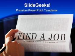 Find a job business powerpoint backgrounds and templates 1210