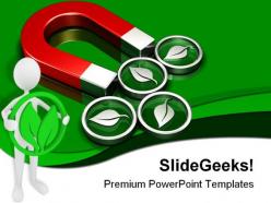 Finding green symbol environment powerpoint templates and powerpoint backgrounds 0611