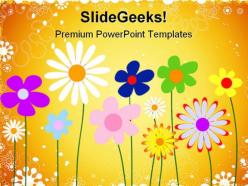 Floral background abstract powerpoint templates and powerpoint backgrounds 0511