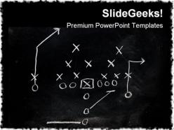 Foot ball x s game powerpoint templates and powerpoint backgrounds 0311