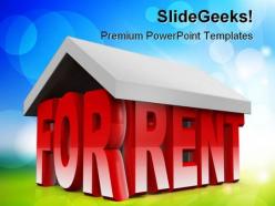For rent real estate powerpoint templates and powerpoint backgrounds 0711