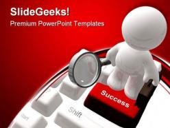 Found success computer powerpoint templates and powerpoint backgrounds 0811