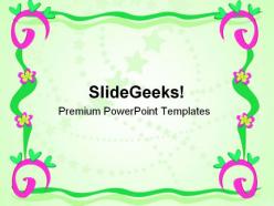 Frame of spirals art powerpoint templates and powerpoint backgrounds 0611