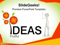 Fruitful ideas business powerpoint templates and powerpoint backgrounds 0611