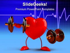 Fun heart health powerpoint templates and powerpoint backgrounds 0611