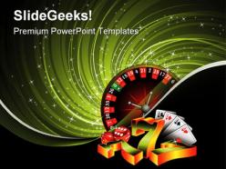 Gambling game powerpoint templates and powerpoint backgrounds 0511
